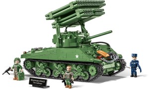 KLOCKI COBI 2569 M4A3 Sherman & T34 Calliope - Executive Editon HC WW2 1230 El.