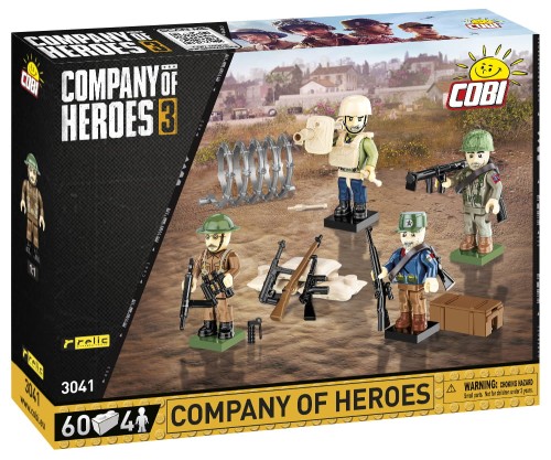 KLOCKI COBI 3041 Figurki Company of Heroes 60 El.