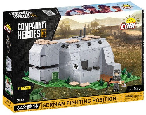 KLOCKI COBI 3043 German Fighting Position Company of Heroes 642 El.