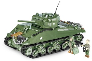 KLOCKI COBI 2570 Czołg M4A3 Sherman HC WW2 852 El.