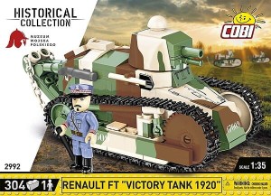 KLOCK COBI 2992 Czołg Renault FT "Victory Tank 1920"  HC 304 El.