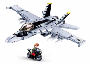 KLOCKI SLUBAN B0928 Samolot MODEL BRICKS 682 el.