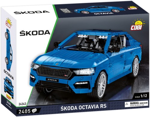 KLOCKI COBI 24343 Samochód Škoda Octavia RS CARS 1:12 2405 KL.