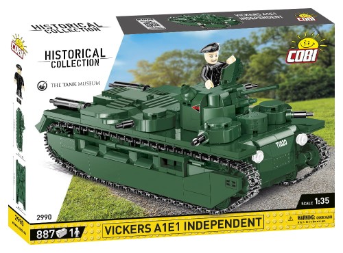 KLOCKI COBI 2990 Czołg Vickers A1E1 Independent HC 887 KL.