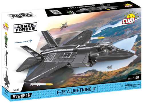 KLOCKI COBI 5831 Myśliwiec F-35A Lightning II Armed Rorces 576 El.