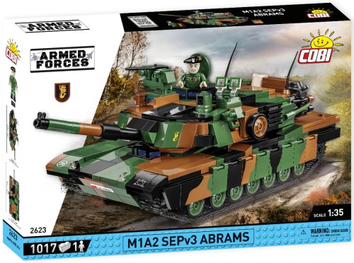 KLOCKI COBI 2623 Czołg M1A2 SEPv3 Abrams Armed Forces 1017 El.