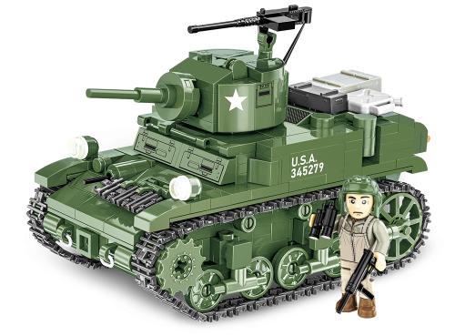 KLOCKI COBI 3048 Czołg M3A1 Stuart COH 3 490 El.