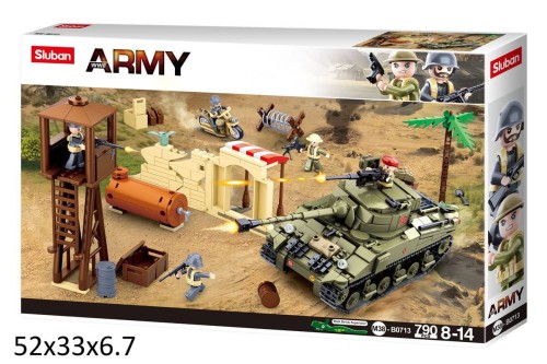 KLOCKI SLUBAN B0713 Bitwa ARMY 790 el.