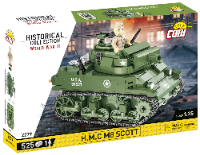 KLOCKI COBI 2279 Haubica Samobieżna Czołg H.M.C M8 Scott HC WW2 525 El.