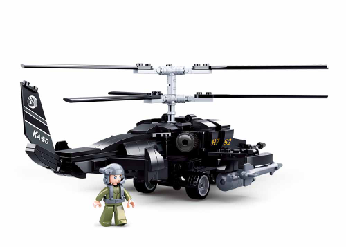 KLOCKI SLUBAN B0752 Helikopter wojskowy MODELBRICKS 330 el.