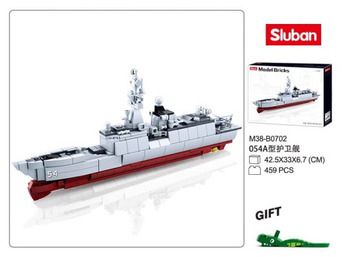 KLOCKI SLUBAN B0702 Okręt wojskowy Modelbricks 459 el.