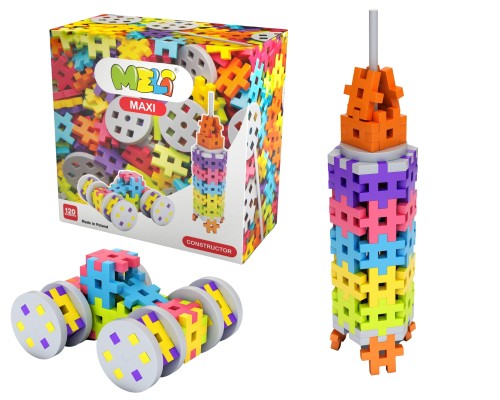 KLOCKI MELI 50421 Maxi Constructor 120 el.