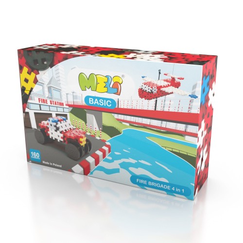 KLOCKI MELI 50110 Basic Fire Brigade 4in1 Thematic 160 szt.