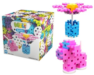 KLOCKI MELI 50060 Basic Constructor Pink 200 EL.