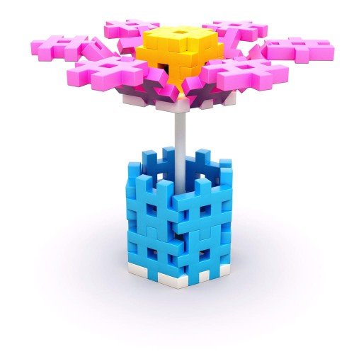 KLOCKI MELI 50060 Basic Constructor Pink 200 EL.