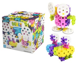 KLOCKI MELI 50058 Basic Constructor Pink 100 EL.