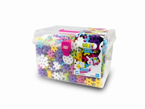 KLOCKI MELI 50082 Basic Pink Constructor Travel Box 1000 szt.