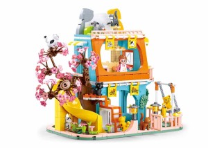 KLOCKI SLUBAN B1089 Koci Domek GIRLS DREAM 521 el.
