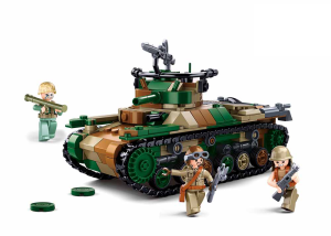 KLOCKI SLUBAN B1107 Czołg średni Typ 97 ARMY 563 el.