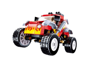 KLOCKI SLUBAN B1105 Czerwony monster truck TOWN 150 el.