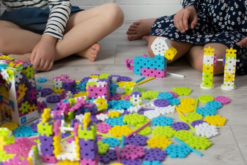 KLOCKI MELI 50059 Basic Constructor Pink Set 60 el.
