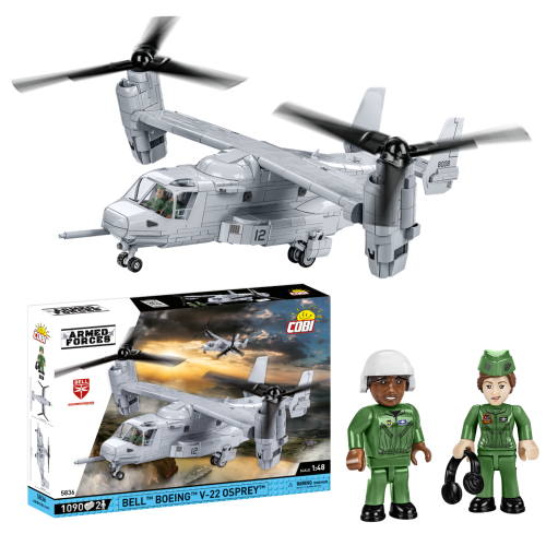 KLOCKI COBI 5836 Tiltrotor Bell-Boeing V-22 Osprey Armed Forces 1090 El.