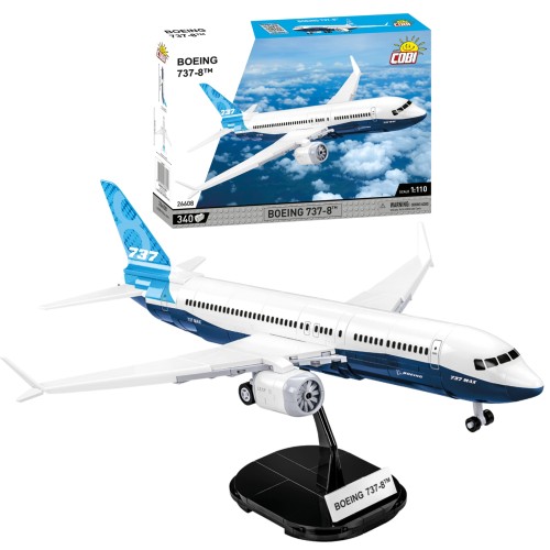 KLOCKI COBI 26608 Samolot Boeing 737-8 340 El.