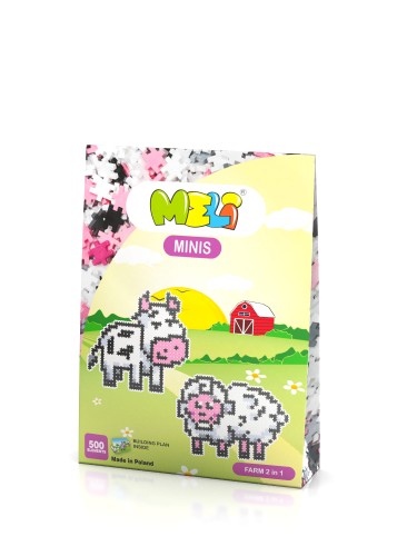 KLOCKI MELI 50328 Minis Farm 2in1 Thematic 500 El.