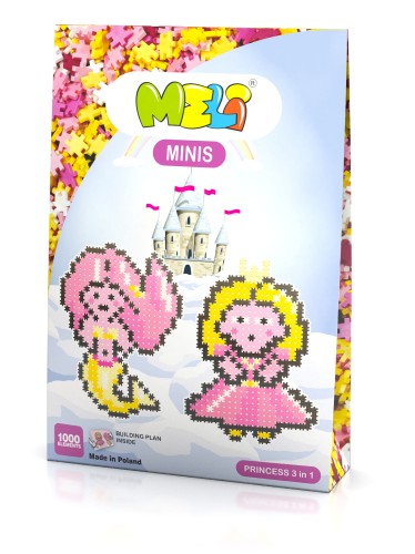 KLOCKI MELI 50326 Minis Princess 3in1 Thematic 1000 El.