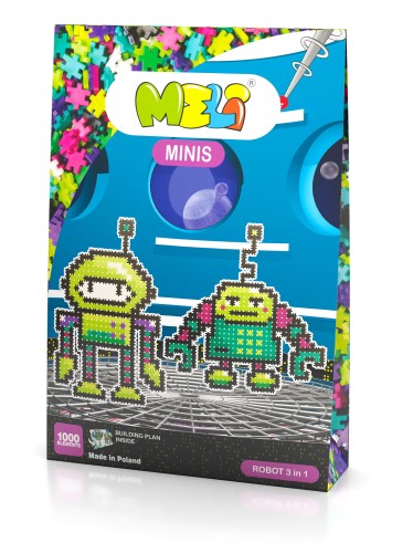 KLOCKI MELI 50324 Minis Robot 3in1 Thematic 1000 El.
