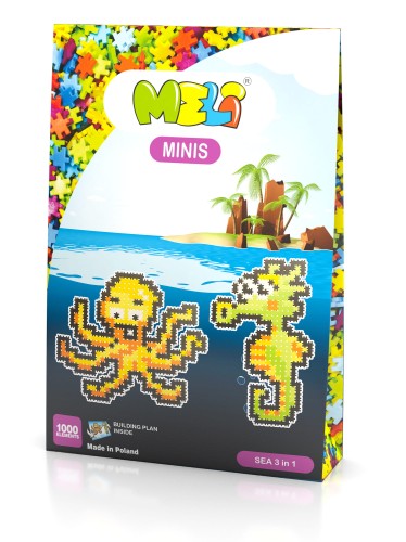 KLOCKI MELI 50323 Minis Sea 3in1 Thematic 1000 El.
