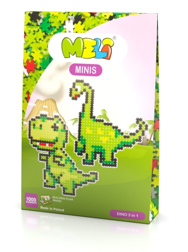 KLOCKI MELI 50321 Minis Dino 3in1 Thematic 1000 El.