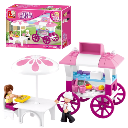 KLOCKI SLUBAN B0522 Food truck GIRL'S DREAM  78 el.