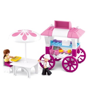 KLOCKI SLUBAN B0522 Food truck GIRL'S DREAM  78 el.