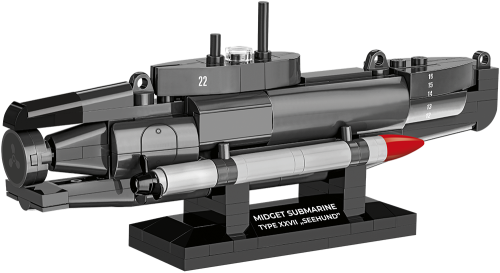 KLOCKI COBI 4846 Okręt podwodny U-Boat XXVII Seehund HC WW2 181 El.