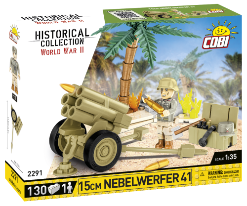KLOCKI COBI 2291 15 cm Nebelwerfer 41 HC WW2 130 El.