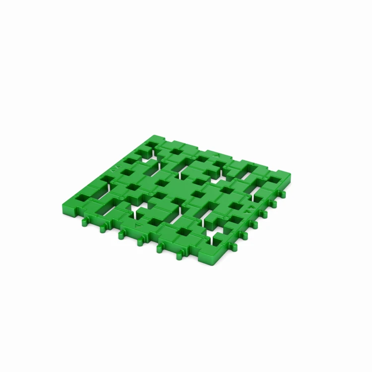 KLOCKI MELI 50083 Płytka Konstrukcyjna Basic Baseplate Green 6 sztuk