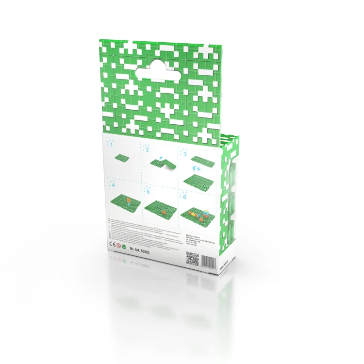 KLOCKI MELI 50083 Płytka Konstrukcyjna Basic Baseplate Green 6 sztuk