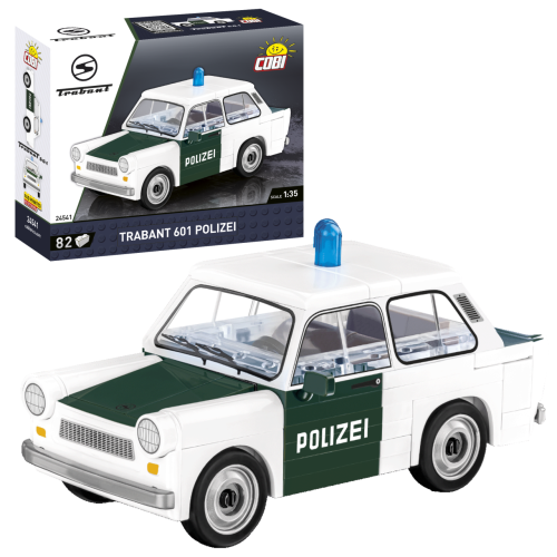 KLOCKI COBI 24541 Samochód Trabant 601 Polizei Youngtimer Collection 82 El.
