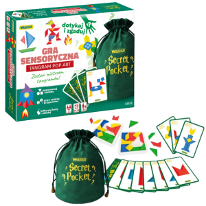Play&Fun Secret Pocket Tangram Pop Art gra sensoryczna