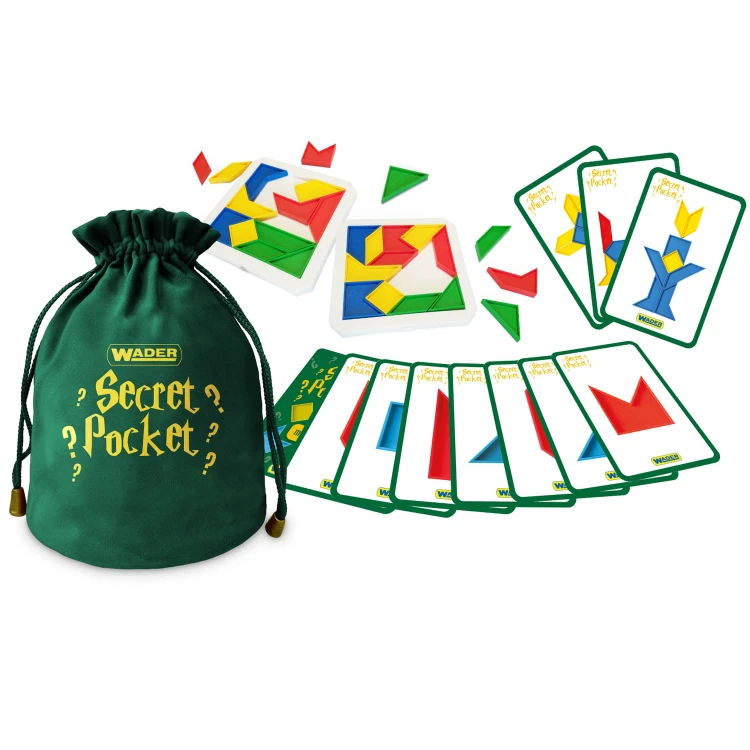 Play&Fun Secret Pocket Tangram Pop Art gra sensoryczna