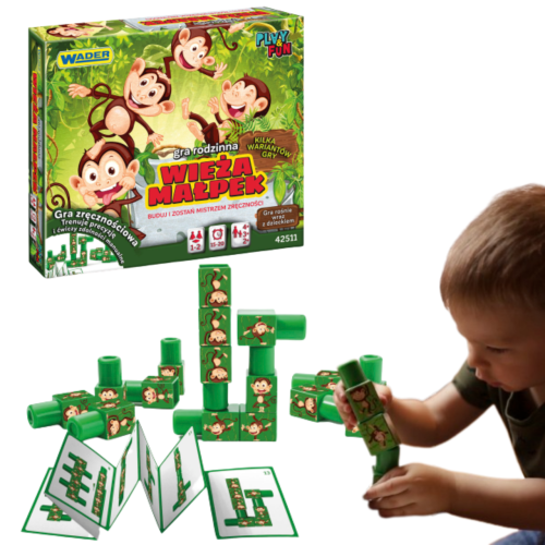 Play&Fun Wieża Małpek gra rodzinna