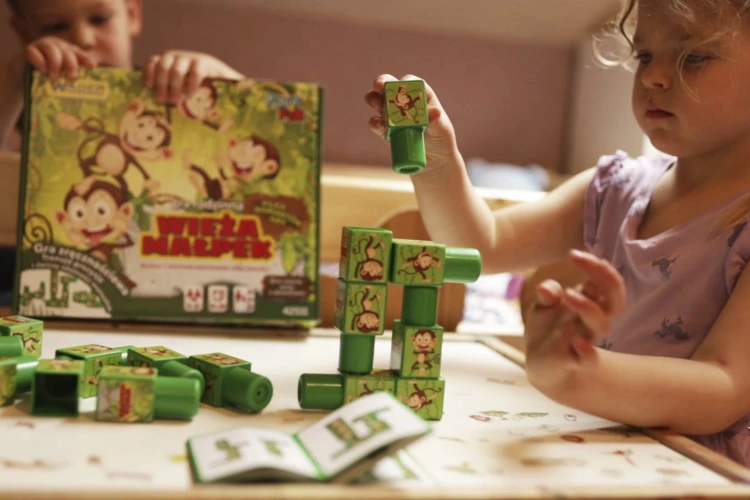 Play&Fun Wieża Małpek gra rodzinna