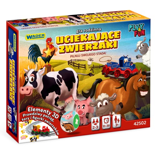 Play&Fun Uciekające Zwierzaki gra rodzinna