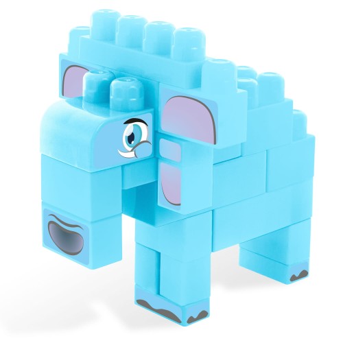 Baby Blocks Safari klocki słoń 23el.