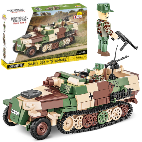 KLOCKI COBI 2283 Sd.Kfz. 251/9 Stummel HC WW2 485 El.