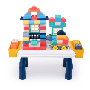 Klocki Dumi Blocks  Stół z klockami 80 szt.