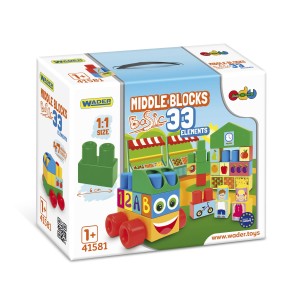 KLOCKI WADER 41581 MIDDLE BLOCKS - ZESTAW BASIC