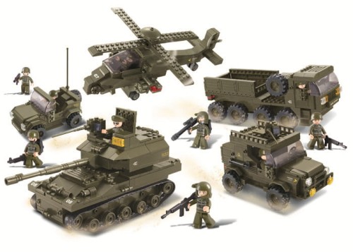 KLOCKI SLUBAN B0311 Atak wojskowy ARMY 996 El.