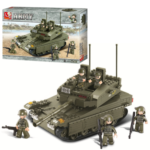 KLOCKI SLUBAN B0305 Czołg Merkava ARMY 344 El.